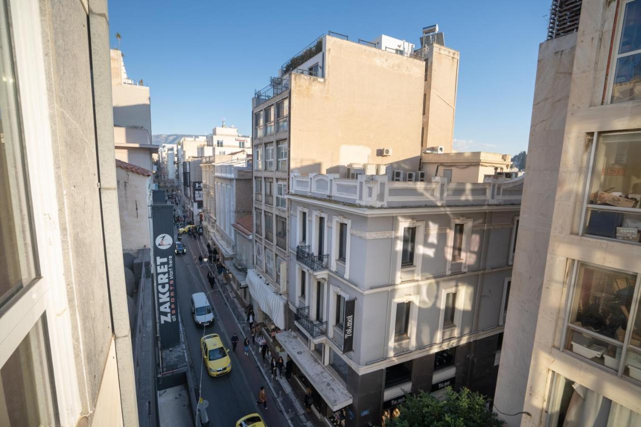 Monastiraki Metro Station Studio For 4 Persons Atena Exterior foto